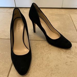 Black Suede Nine West Pumps